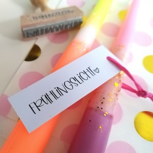 Lente lichte stempel