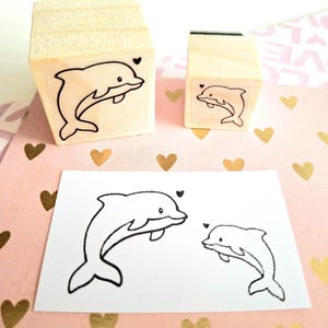 Stempel Delfin Liebe Meerestier