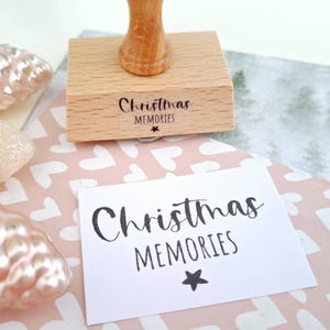 Stempel Kerstcadeaustempel Advent kerstherinneringen