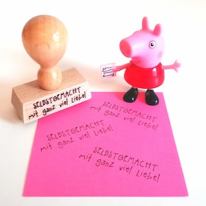 Stempel handgemacht, selbstgemacht mit ganz viel Liebe, Etikett Stempel, Stempel Küche, Holzstempel Text, Stempel Typo