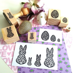 Stamp Easter Bunny Stamp Easter Egg Leo Pattern
