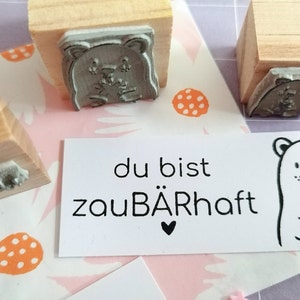 Stempel Bär Familie Stempel Muttertag Freundschaft Geburtstag Stempel Liebe zaubärhaft Bild 6