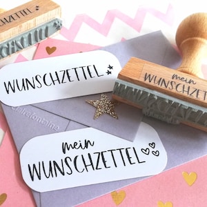 Stempel Wunschzettel