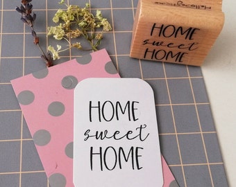 Stamp home sweet home