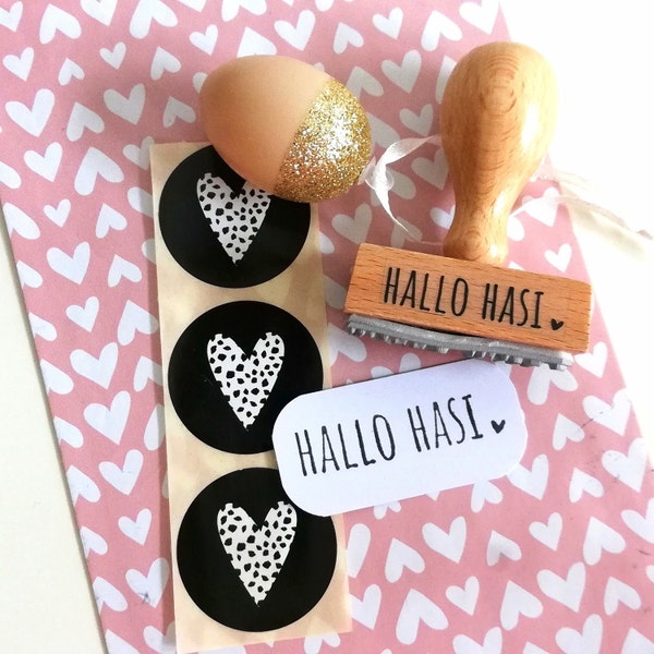 Stempel hallo Hasi