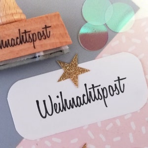 stamp Christmas mail