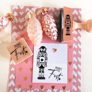 Stempel Nussknacker, frohes Fest