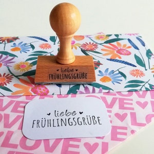 Stempel liebe Frühlingsgrüße