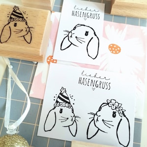 Stempel Hase Geburtstag Stempel Kaninchen Junge Mädchen