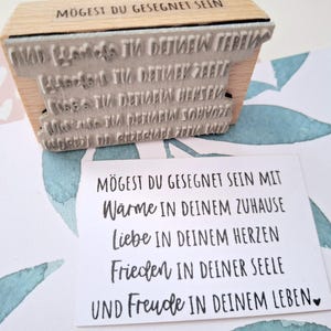 Stempel Geburt Taufe Segen