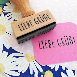 Stempel liebe Grüße