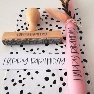 Stempel Gelukkige Verjaardag