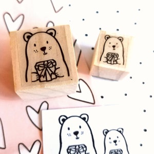 Stamp bear family birthday image 5