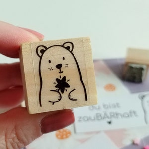 Stempel Bär Familie Stempel Muttertag Freundschaft Geburtstag Stempel Liebe zaubärhaft Bild 3