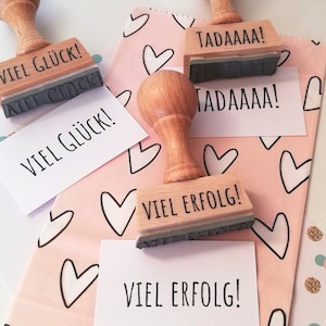 Stempel Erfolg Glück Schule Geschenk Tadaaa
