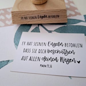 Stempel Geburt Taufe Psalm