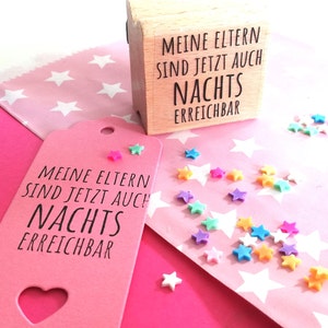 Stempel Baby, meine Eltern sind jetzt auch nachts erreichbar