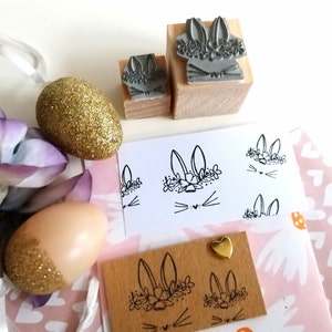 Stamp Bunny Easter Spring Stamp Bunny Ears