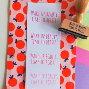 Stempel wake up beauty time to beast!