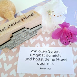Stempel Geburt Taufe Stempel Konfirmation Psalm
