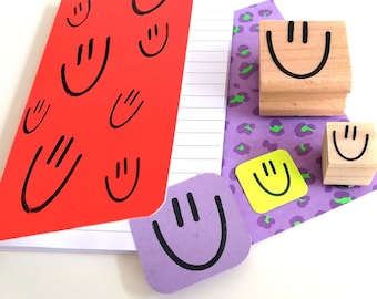 Stamp smiley set