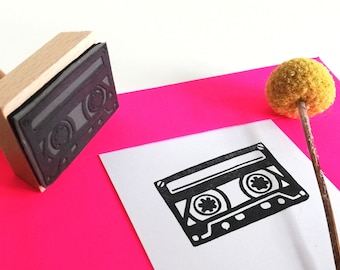 Stamp retro cassette