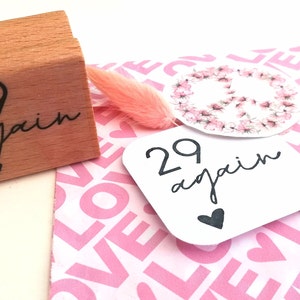 Stempel Geburtstag, 29 again