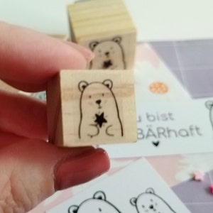 Stempel Bär Familie Stempel Muttertag Freundschaft Geburtstag Stempel Liebe zaubärhaft Bild 4