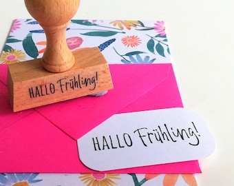 Stempel Hallo Frühling!