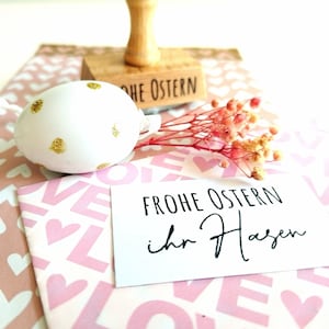 Stempel Frühling Ostern Stempel frohe Ostern Hase