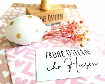 Stempel Frühling Ostern Stempel frohe Ostern Hase