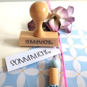 Stempel Frühling Sonnenlicht Stempel Sommer