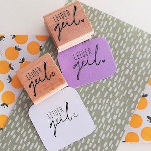 Stempel leider geil! Herz, Smiley