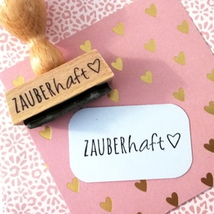 Stempel zauberhaft Geschenk