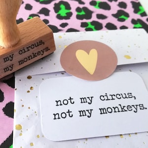 Stempel not my circus, not my monkeys.