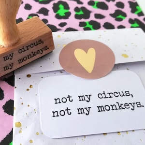 Stempel not my circus, not my monkeys.