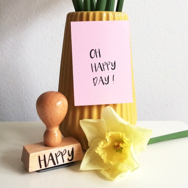 Stempel OH HAPPY DAY!, Statement, Typo