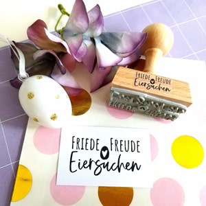 Stempel Lente Pasen Stempel Vrede Vreugde Eierjacht