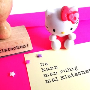 Stempel da kann man ruhig mal klatschen!, Gute Laune Stempel, Statement