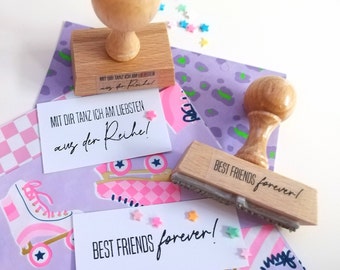 Stempel Freundschaft beste Freunde Stempel