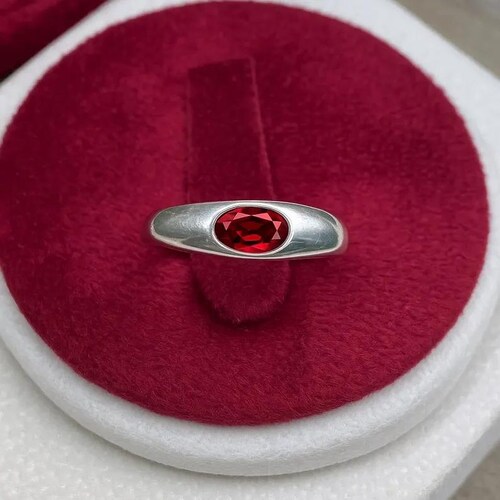 Anello Argento 925 Con Quarzo Fumé - Fatto A Mano Gioiello Regalo Per Lei