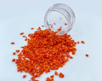 Crushed Blood Orange Opal, Crushed Opal for Inlay, Inlay Material, Crushed Orange Opal, Ring Making Supplies, Opal Rings, Opal Jewelry