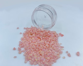 Crushed Blush Pink Opal, Crushed Opal for Inlay, Crushed Pink Opal, Pink Opal for Sale, Inlay Material, Ring Making Supplies, Woodworking