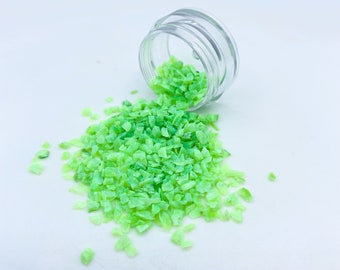 Crushed Lime Green Opal, Crushed Opal for Inlay, Crushed Green Opal, Green Opal for Sale, Inlay Material, Ring Making Supplies