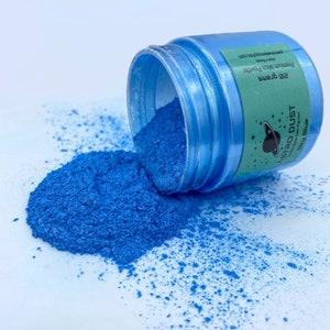 Sky Blue Color Pigment, Color Powder, Pigment Powder, Mica Pigment Powder, Blue Color Pigment, Inlay Material, Ring Making Supplies