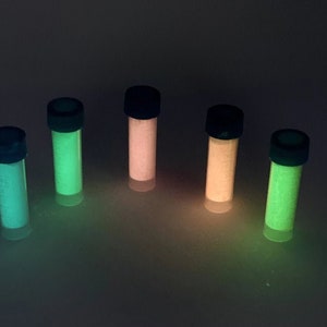 Neon Glow Pigment Pack, Ring Making Supplies, Glow in the Dark, Pigment Powder, Glow Powder for Inlay, UV Glow Powder, Glow Ring, Resin Ring
