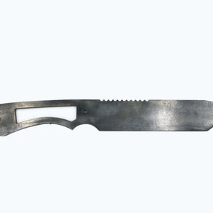 Combat V2 Knife Blank - Steel Waterjet Cut - 80CRV2 - AEB-L - Made in USA