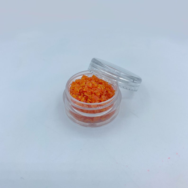 Crushed Salmon opal fragments