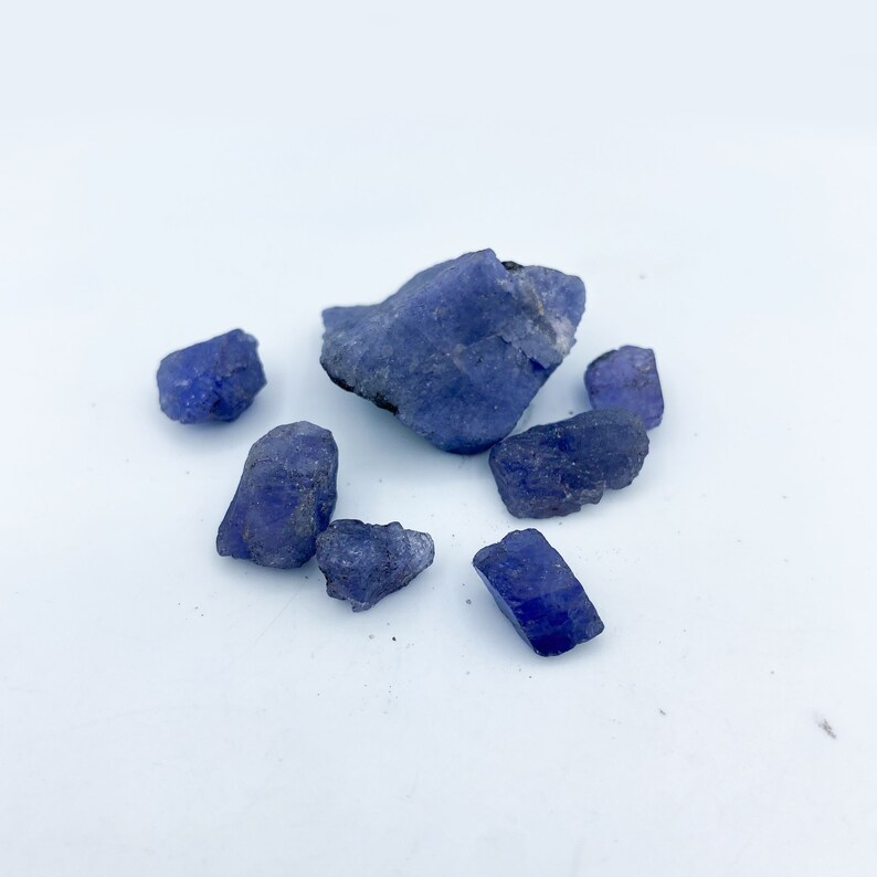 Crushed Tanzanite Raw Tanzanite Tanzanite Wholesale Inlay Etsy