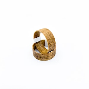 Whiskey Barrel Wood Ring Liner, Ring making supply, ring core for ring making, Jewelry Ring Core, Patrick Adair, Liner, Ring Supplies